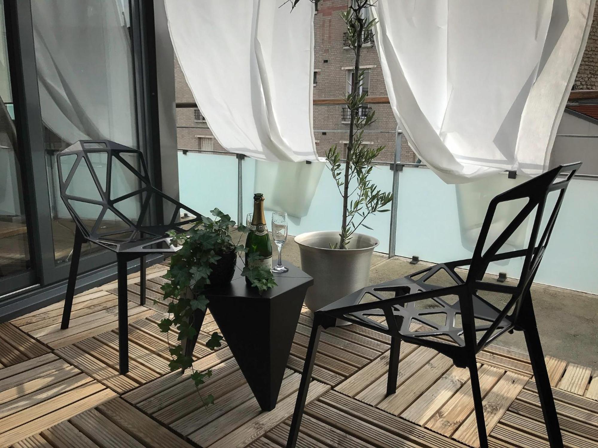 Beautiful Loft 130M2 Sun And Free Parking Ok 1M95 Appartement La Garenne-Colombes Buitenkant foto